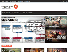 Tablet Screenshot of beggingforxp.com